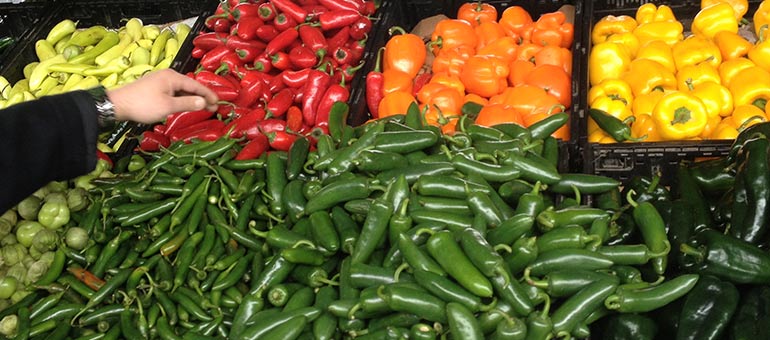 hot peppers