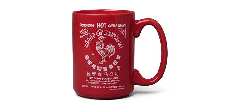 Sriracha coffee mug