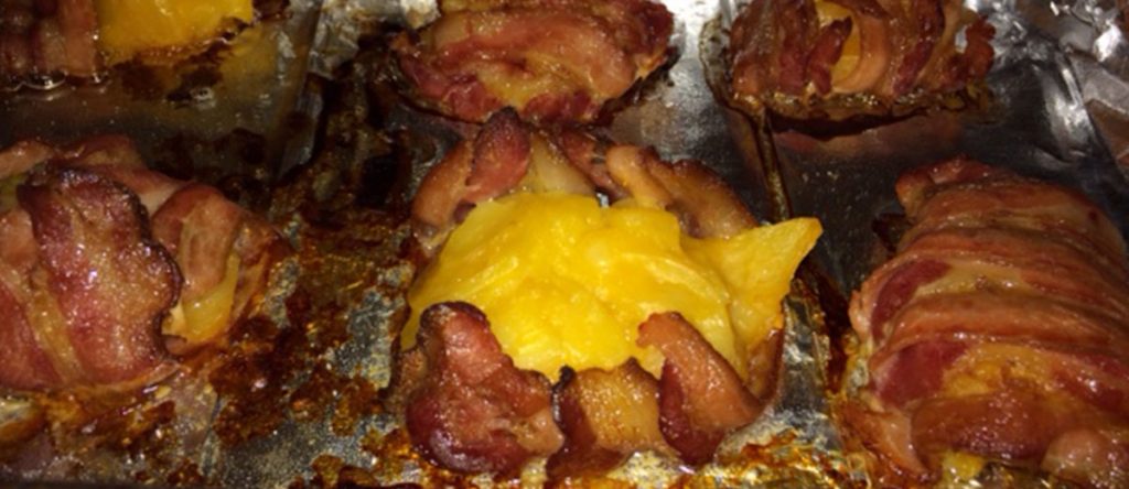 bacon wrapped scalloped potatoes