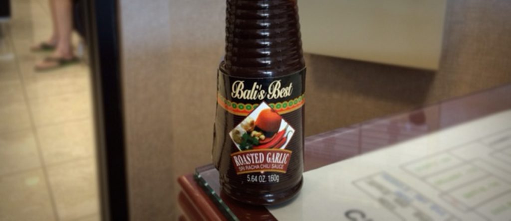 bali's best sriracha sauce
