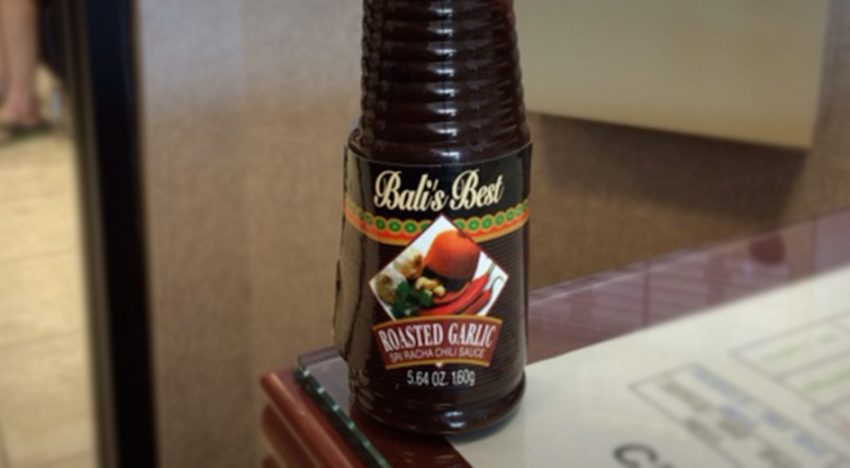 Bali’s Best Roasted Garlic SriRacha Chili Sauce