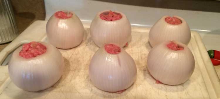 stuff the onions